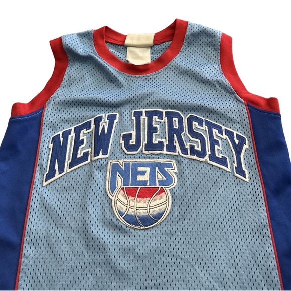 NBA MAJESTIC HWC youth NJ nets sewn basketball jersey, medium. - Picture 2 of 5